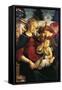 Madonna and Child with Two Angels-Sandro Botticelli-Framed Stretched Canvas