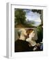 Madonna and Child with Two Donors-Lorenzo Lotto-Framed Giclee Print