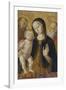 Madonna and Child with Two Hermit Saints-Bernardino Fungai-Framed Art Print