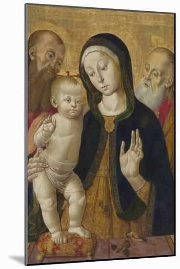 Madonna and Child with Two Hermit Saints-Bernardino Fungai-Mounted Art Print