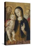 Madonna and Child with Two Hermit Saints-Bernardino Fungai-Stretched Canvas