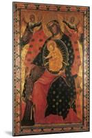 Madonna and Child with two Votaries-Paolo Veneziano-Mounted Art Print