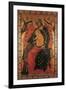 Madonna and Child with two Votaries-Paolo Veneziano-Framed Art Print