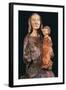 Madonna and Child, Wooden Statue, Orvietana School-Nicola Grassi-Framed Giclee Print