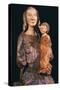 Madonna and Child, Wooden Statue, Orvietana School-Nicola Grassi-Stretched Canvas