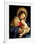 Madonna and Child-Giovanni Battista Salvi da Sassoferrato-Framed Giclee Print