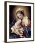 Madonna and Child-Giovanni Battista Salvi da Sassoferrato-Framed Giclee Print