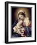 Madonna and Child-Giovanni Battista Salvi da Sassoferrato-Framed Premium Giclee Print