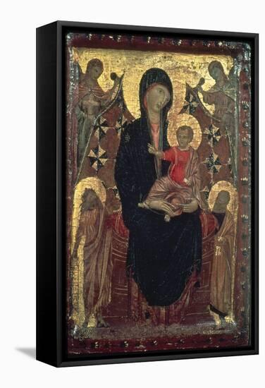 Madonna And Child-Cimabue-Framed Stretched Canvas