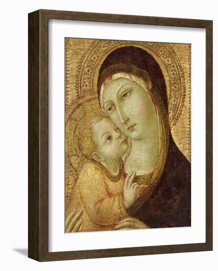 Madonna and Child-Sano di Pietro-Framed Giclee Print