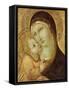 Madonna and Child-Sano di Pietro-Framed Stretched Canvas