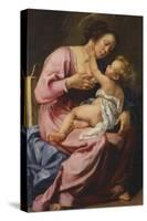 Madonna and Child-Artemisia Gentileschi-Stretched Canvas