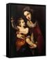 Madonna and Child-Francesco Solimena-Framed Stretched Canvas