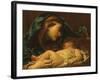 Madonna and Child-Giuseppe Maria Crespi-Framed Giclee Print