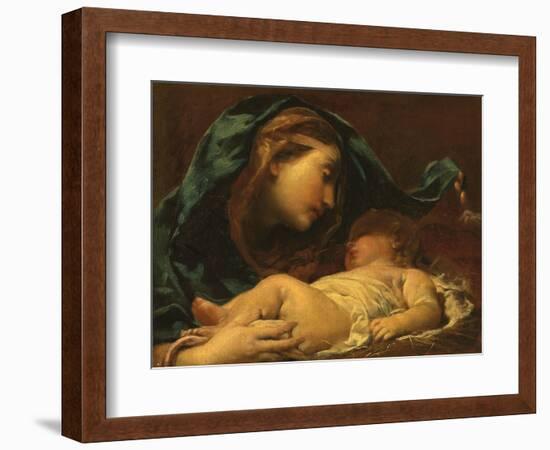 Madonna and Child-Giuseppe Maria Crespi-Framed Giclee Print