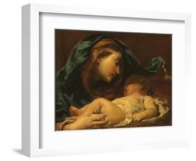 Madonna and Child-Giuseppe Maria Crespi-Framed Giclee Print
