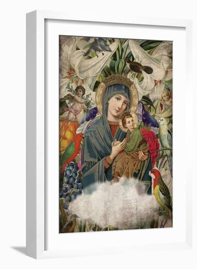 Madonna And Child-Elo Marc-Framed Giclee Print