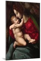 Madonna and Child-Francesco Ubertini Bacchiacca-Mounted Art Print