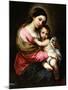 Madonna and Child-Bartolome Esteban Murillo-Mounted Giclee Print