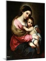 Madonna and Child-Bartolome Esteban Murillo-Mounted Giclee Print