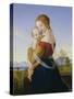 Madonna and Child-William Dyce-Stretched Canvas