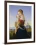 Madonna and Child-William Dyce-Framed Giclee Print