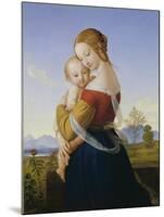 Madonna and Child-William Dyce-Mounted Giclee Print