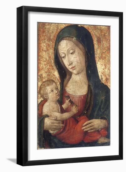 Madonna and Child-Ludovico Brea-Framed Giclee Print