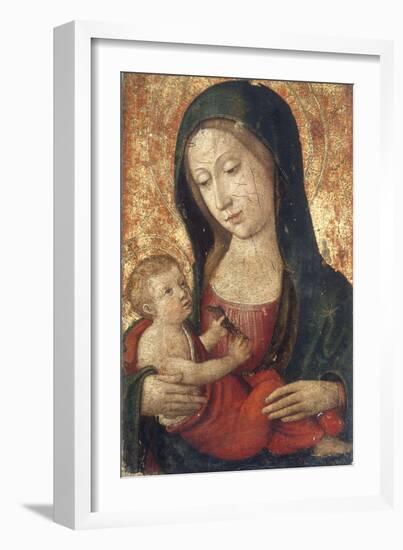 Madonna and Child-Ludovico Brea-Framed Giclee Print