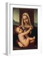 Madonna and Child-Giovanni Bellini-Framed Giclee Print