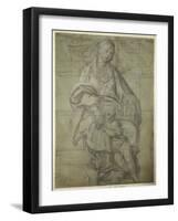 Madonna and Child-Domenichino-Framed Giclee Print