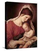 Madonna and Child-Giovanni Battista Salvi da Sassoferrato-Stretched Canvas