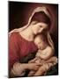 Madonna and Child-Giovanni Battista Salvi da Sassoferrato-Mounted Giclee Print