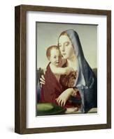 Madonna and Child-Antonello da Messina-Framed Giclee Print