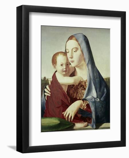 Madonna and Child-Antonello da Messina-Framed Giclee Print