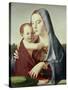 Madonna and Child-Antonello da Messina-Stretched Canvas