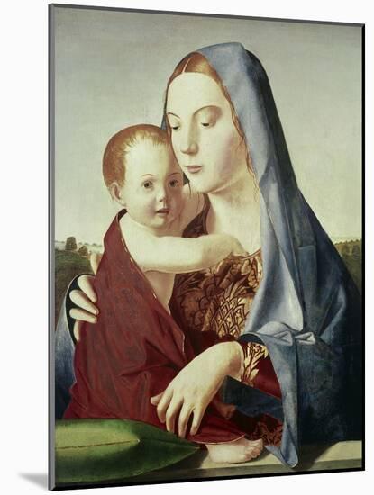 Madonna and Child-Antonello da Messina-Mounted Giclee Print