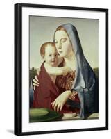 Madonna and Child-Antonello da Messina-Framed Giclee Print