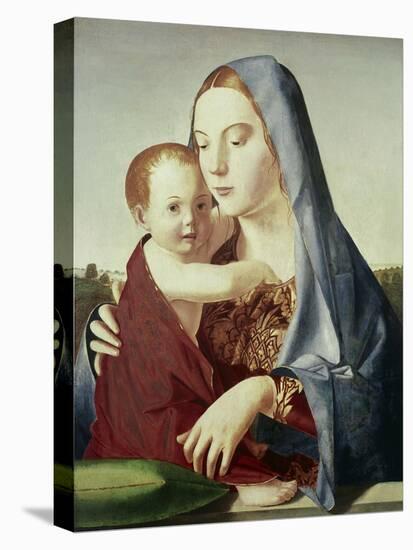 Madonna and Child-Antonello da Messina-Stretched Canvas