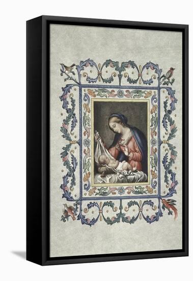 Madonna and Child-Carlo Maratti-Framed Stretched Canvas