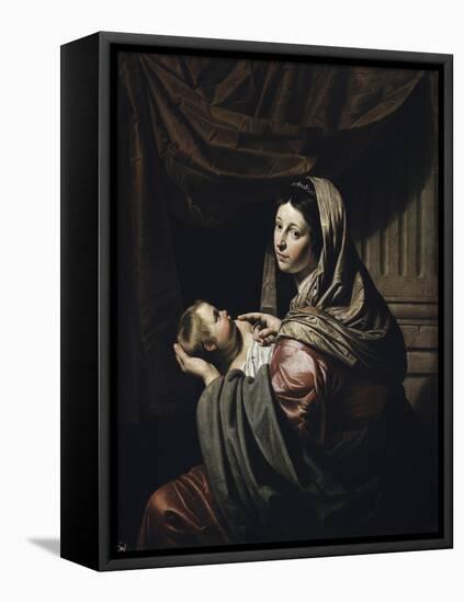 Madonna and Child-Jan Harmensz. Bylert-Framed Stretched Canvas