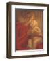 Madonna and Child-Gaetano Previati-Framed Art Print