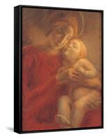 Madonna and Child-Gaetano Previati-Framed Stretched Canvas