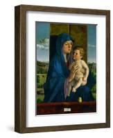 Madonna and Child.-Giovanni Bellini-Framed Giclee Print