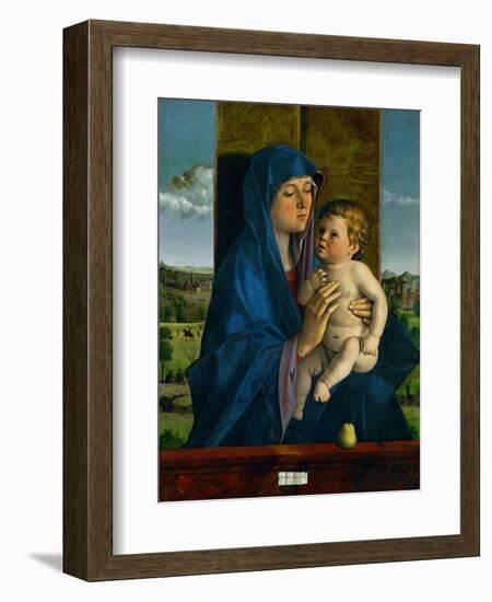 Madonna and Child.-Giovanni Bellini-Framed Giclee Print