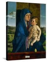 Madonna and Child.-Giovanni Bellini-Stretched Canvas
