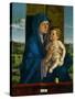 Madonna and Child.-Giovanni Bellini-Stretched Canvas