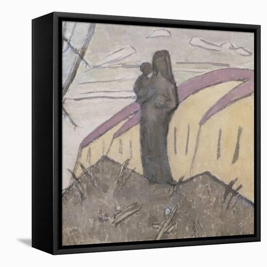 Madonna and Child-Gwen John-Framed Stretched Canvas