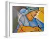 Madonna and child-Patricia Brintle-Framed Giclee Print