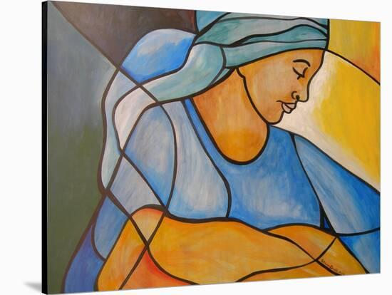 Madonna and child-Patricia Brintle-Stretched Canvas